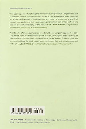 The Wonder of Consciousness: Understanding the Mind Through Philosophical Reflection,Used