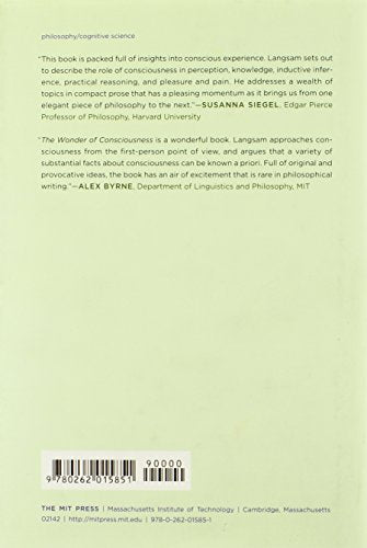 The Wonder of Consciousness: Understanding the Mind Through Philosophical Reflection,Used