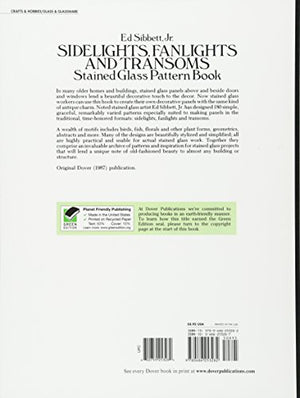 Sidelights, Fanlights and Transoms Stained Glass Pattern Book (Dover Crafts: Stained Glass),Used