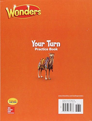 Wonders, Your Turn Practice Book, Grade 3 (ELEMENTARY CORE READING),Used