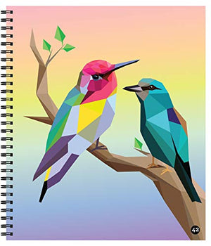 Brain Games  Sticker by Number: Birds (42 Images to Sticker),Used