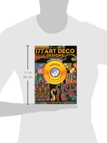 177 Art Deco Designs (Dover FullColor Electronic Design) (CDROM and Book)