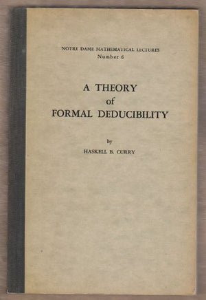 Theory of Formal Deducibility,Used