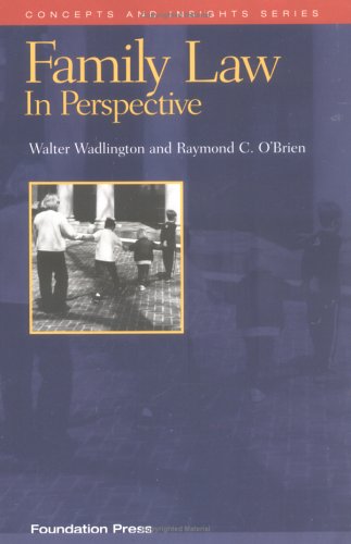 Family Law in Perspective (Concepts and Insights Series),Used
