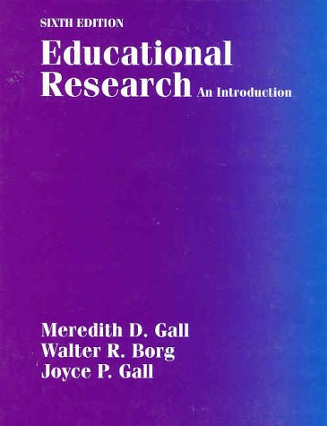 Educational Research: An Introduction (6th Edition),Used