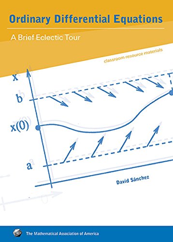 Ordinary Differential Equations: A Brief Eclectic Tour (Classroom Resource Materials),Used