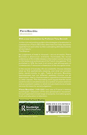 Distinction (Routledge Classics),New