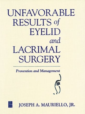 Unfavorable Results in Eyelid and Lacrimal Surgery,Used