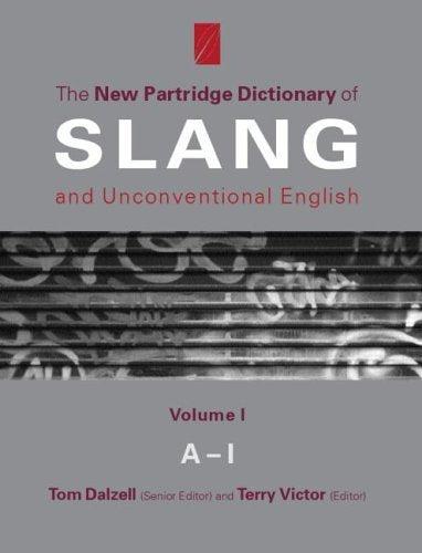 New Partridge Dict Slang V1,Used