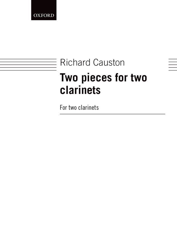 Two pieces for two clarinets,Used