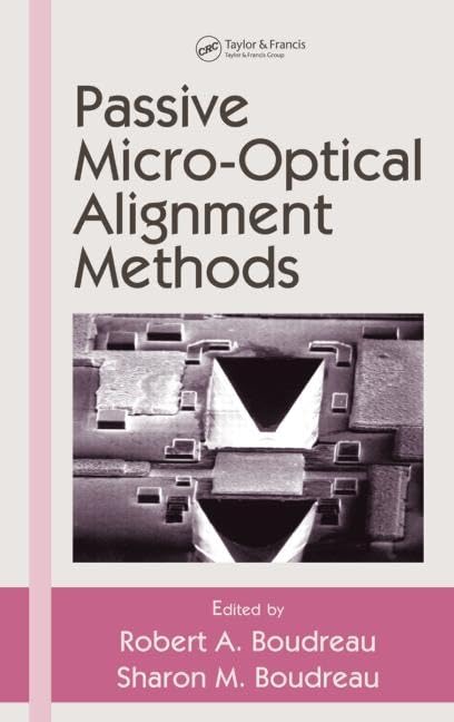 Passive MicroOptical Alignment Methods (Optical Engineering),Used