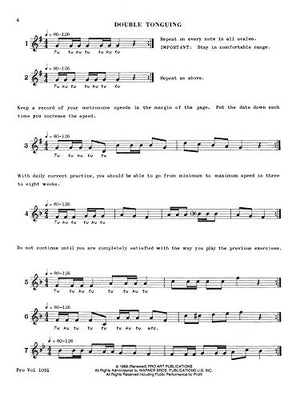 240 Double and Triple Tonguing Exercises,Used