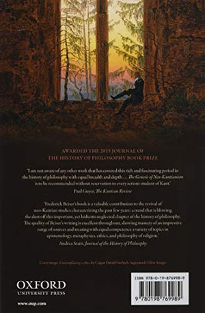 The Genesis of NeoKantianism, 17961880,Used