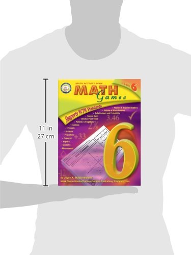Mark Twain  Math Games, Grade 6,Used