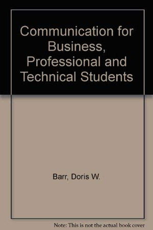 Communication for Business, Professional, and Technical Students,Used
