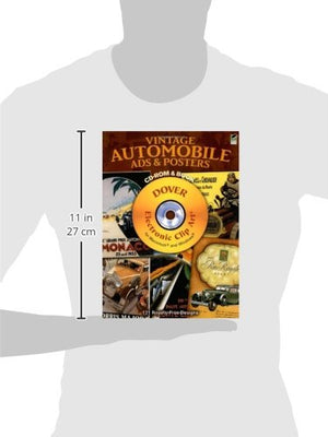 Vintage Automobile Ads And Posters Cdrom And Book (Dover Electronic Clip Art)-used