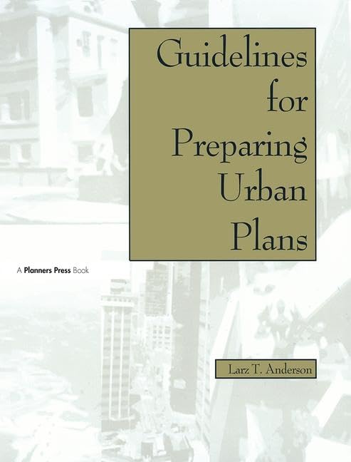 Guidelines for Preparing Urban Plans,Used