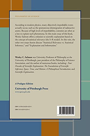 Statistical Explanation and Statistical Relevance (Lerner Biographies),Used