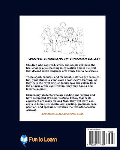 Grammar Galaxy Red Star: Adventures in Language Arts,Used