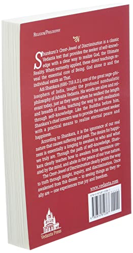 Shankara'S Crest Jewel Of Discrimination,New