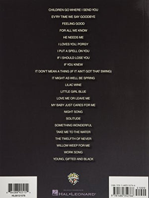 Best of Nina Simone  Original Keys for Singers,New
