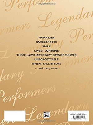 Nat King' Cole  Unforgettable': Piano/Vocal/Chords (Legendary Performers Series),Used