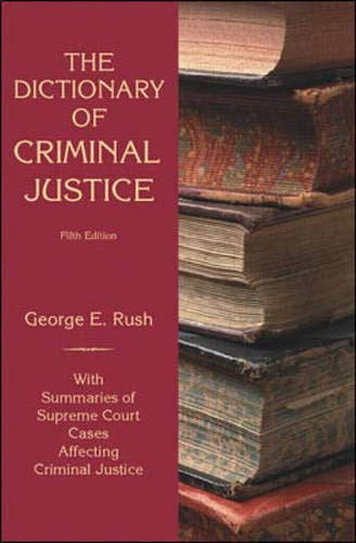 Dictionary of Criminal Justice,Used