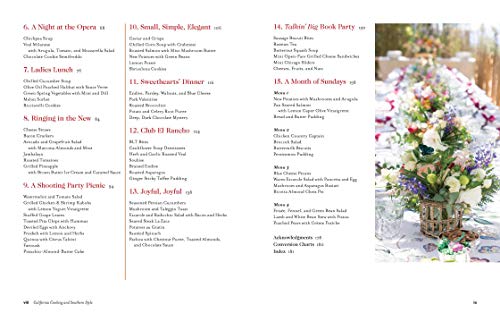 California Cooking and Southern Style: 100 Great Recipes, Inspired Menus, and Gorgeous Table Settings,Used