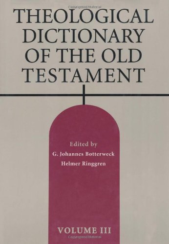 Theological Dictionary of the Old Testament, Vol. 3,Used