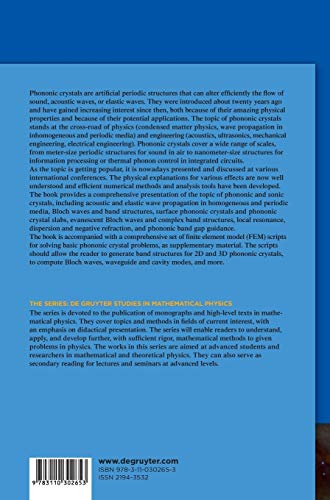 Phononic Crystals: Artificial Crystals for Sonic, Acoustic, and Elastic Waves (De Gruyter Studies in Mathematical Physics, 26),Used