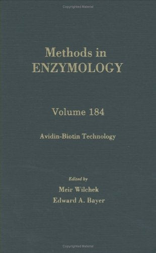 AvidinBiotin Technology (Methods in Enzymology, Vol. 184) (Volume 184),Used