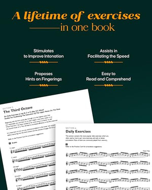 Complete Daily Exercises For The Flute  Flute Tutor: Essential Practice Material For All Intermediate To Advanced Flautists,New