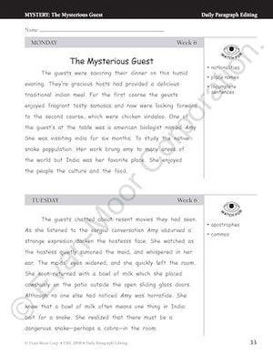 Daily Paragraph Editing, Grade 8 Teacher Edition,Used