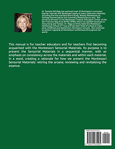 Montessori Sensorial Manual, Early Childhood (Early Childhood Series),Used