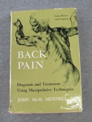 Back Pain: Diagnosis And Treatment Using Manipulative Techniques,Used