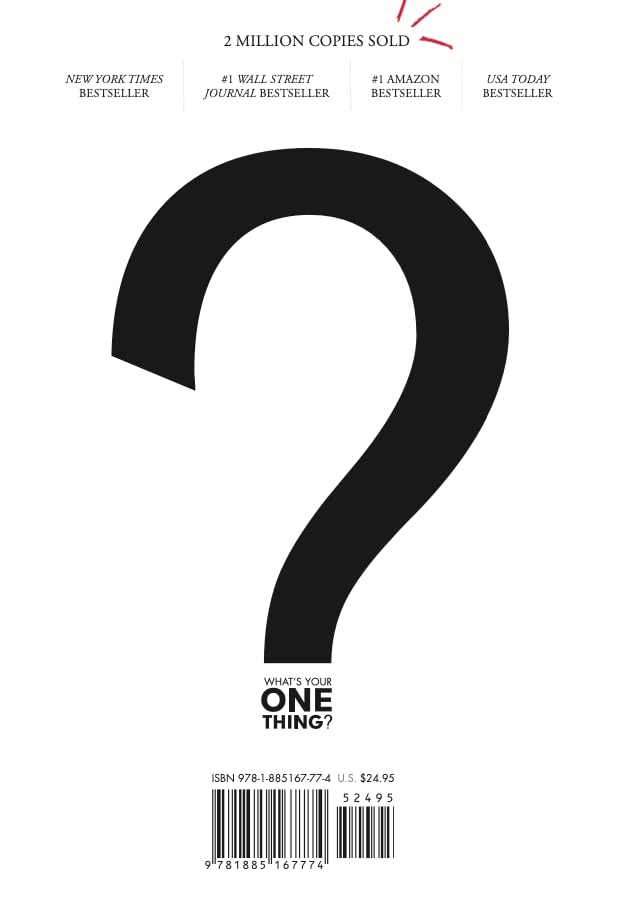 The ONE Thing: The Surprisingly Simple Truth About Extraordinary Results,New