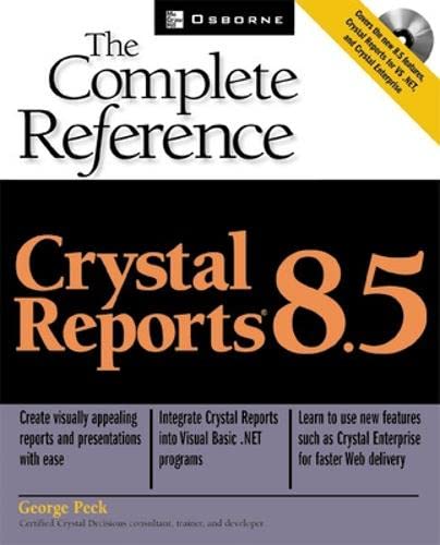 Crystal Reports 8.5: The Complete Reference,Used