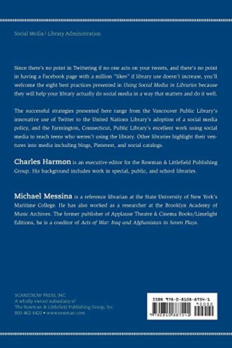Using Social Media in Libraries: Best Practices (Best Practices in Library Services),Used