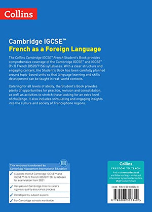 Cambridge IGCSE French as a Foreign Language Student's Book (Cambridge Assessment International Educa),Used