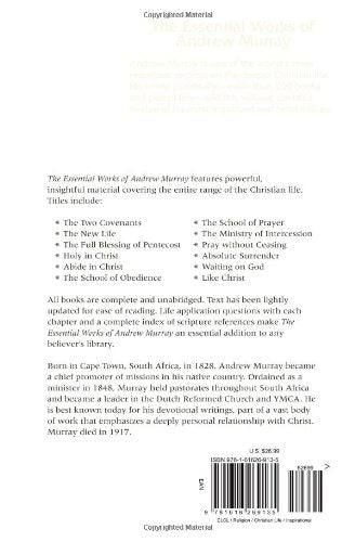 The Essential Works of Andrew Murray  Updated: 12 Complete Books Covering the Entire Christian LifeUpdated in Today's Languag,New