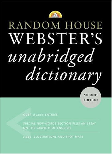 Random House Webster'S Unabridged Dictionary, Second Edition