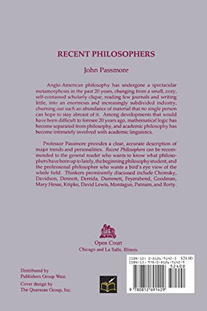 Recent Philosophers,Used