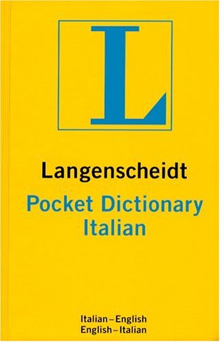Langenscheidt's Pocket Dictionary Italian,Used