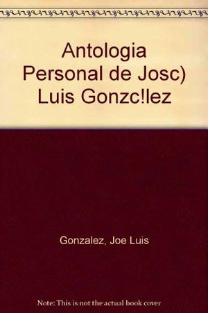 Antologia Personal (Spanish Edition),Used