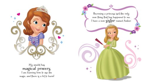 Disney Sofia The First: Becoming A Princess: Storybook And Amulet Necklace (1) (Storybook With Jewelry)