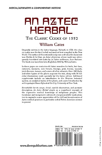 An Aztec Herbal: The Classic Codex Of 1552,New