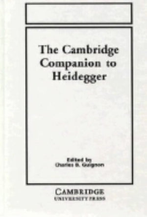 The Cambridge Companion to Heidegger (Cambridge Companions to Philosophy),Used