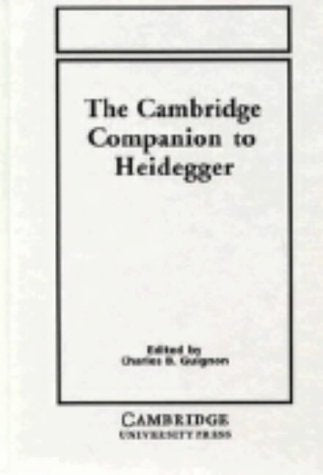 The Cambridge Companion to Heidegger (Cambridge Companions to Philosophy),Used