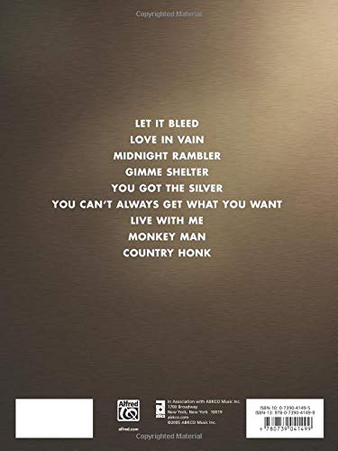 Rolling Stones  Let It Bleed: Authentic Guitar TAB (Alfred's Classic Album Editions),Used