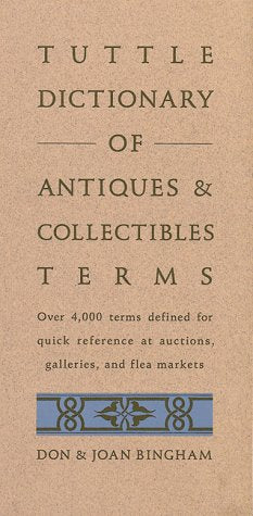 Tuttle Dictionary of Antiques & Collectibles Terms,Used